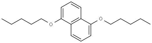 1,5-Bis(pentyloxy)naphthalene Structure