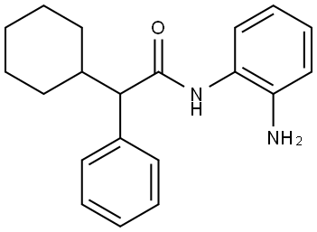 N-(2-Aminophenyl)-2-cyclohexyl-2-phenylacetamide Structure