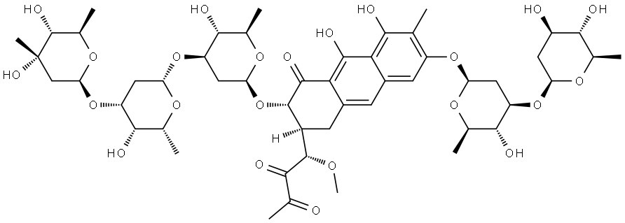 Mithramycin Impurity 4(Mithramycin SDK） Structure