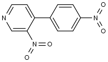 3-Nitro-4-(4-nitrophenyl)pyridine Structure