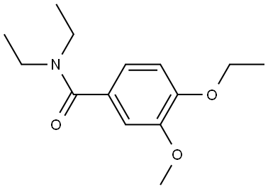 4-ethoxy-N,N-diethyl-3-methoxybenzamide Structure