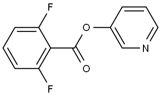 pyridin-3-yl 2,6-difluorobenzoate Structure