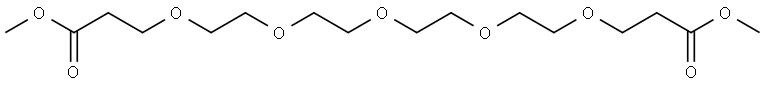 1,19-dimethyl 4,7,10,13,16-pentaoxanonadecanedioate Structure