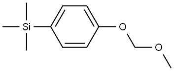 (4-(methoxymethoxy)phenyl)trimethylsilane Structure