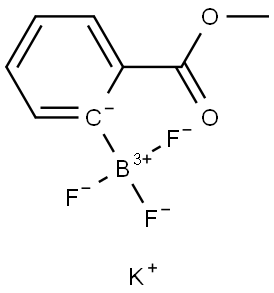 Potassium 2-methoxycarbonylphenyltrifluoroborate Structure