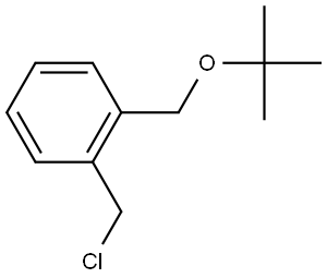 1-(tert-butoxymethyl)-2-(chloromethyl)benzene Structure