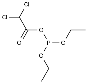 Ethyl phosphites, (EtO)2(HO)P, anhydride with dichloroacetic acid (5CI) Structure