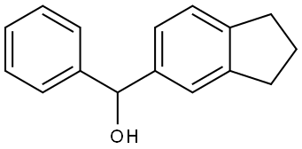 (2,3-dihydro-1H-inden-5-yl)(phenyl)methanol Structure