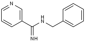 N-Benzylpyridine-3-carboximidamide Structure