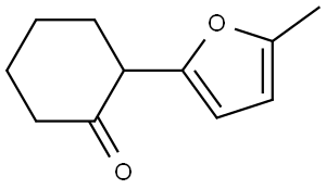 2-(5-Methylfuran-2-yl)cyclohexan-1-one Structure