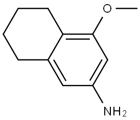 2-Naphthalenamine, 5,6,7,8-tetrahydro-4-methoxy- Structure