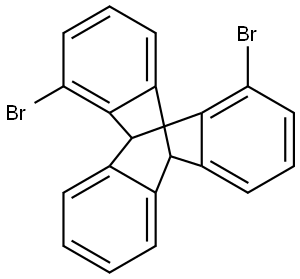 9,10[1',2']-Benzenoanthracene, 1,8-dibromo-9,10-dihydro- Structure