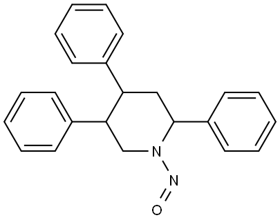 1-nitroso-2,4,5-triphenylpiperidine Structure