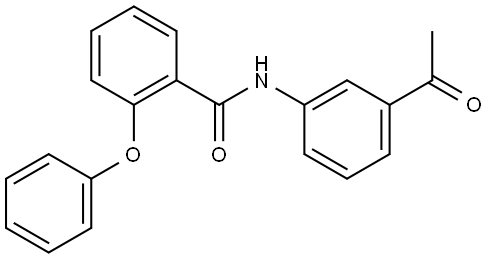 N-(3-Acetylphenyl)-2-phenoxybenzamide Structure