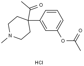 Acetoxymethylketobemidone (hydrochloride) Structure