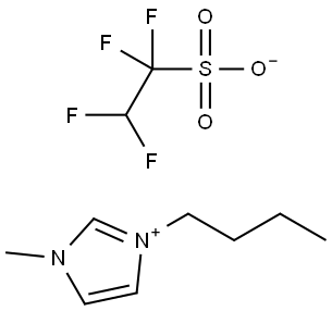 1-Butyl-3-methylimidazolium 1,1,2,2-tetrafluoroethanesulfonate, 99% Structure