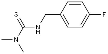 N'-[(4-Fluorophenyl)methyl]-N,N-dimethylthiourea Structure