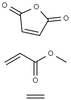 Methyl 2-propenoate polymer with ethene and 2,5-furandione Structure