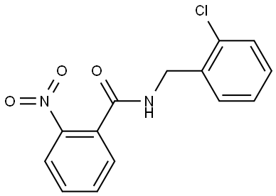 N-(2-chlorobenzyl)-2-nitrobenzamide Structure