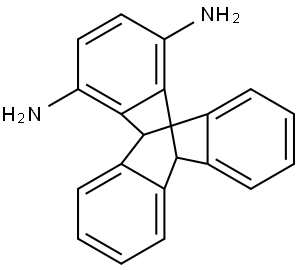 9,10[1',2']-Benzenoanthracene-1,4-diamine, 9,10-dihydro- Structure