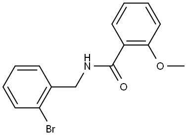 N-[(2-Bromophenyl)methyl]-2-methoxybenzamide Structure