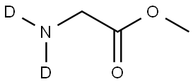 Glycine-N,N-d2, methyl ester Structure