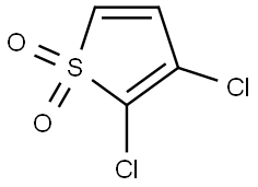 Thiophene, 2,3-dichloro-, 1,1-dioxide Structure