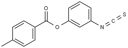 3-ISOTHIOCYANATOPHENYL 4-METHYLBENZOATE Structure