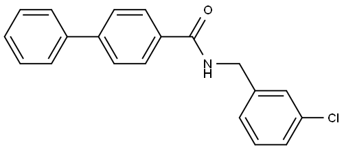 N-[(3-Chlorophenyl)methyl][1,1'-biphenyl]-4-carboxamide Structure