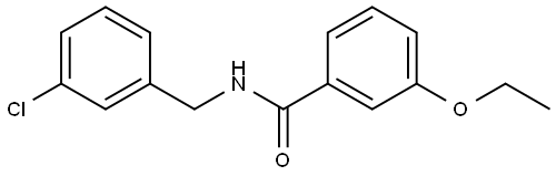 N-[(3-Chlorophenyl)methyl]-3-ethoxybenzamide Structure