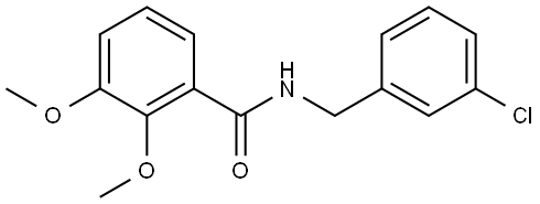 N-[(3-Chlorophenyl)methyl]-2,3-dimethoxybenzamide Structure