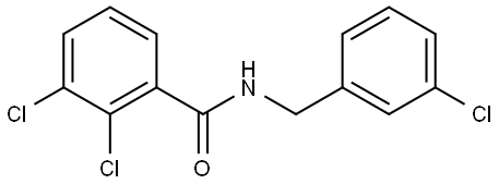 2,3-Dichloro-N-[(3-chlorophenyl)methyl]benzamide Structure