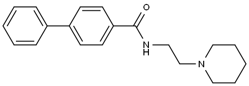 N-(2-(piperidin-1-yl)ethyl)biphenyl-4-carboxamide Structure