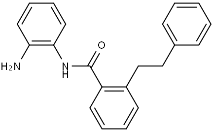 N-(2-Aminophenyl)-2-phenethylbenzamide Structure