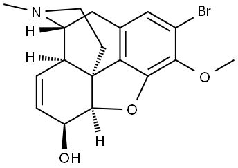 Codeine, 2-bromo- (4CI) Structure