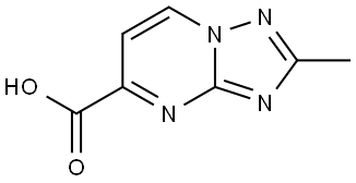 2-methyl-[1,2,4]triazolo[1,5-a]pyrimidine-5-carboxylic acid Structure