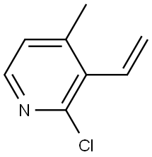 2-Chloro-4-methyl-3-vinylpyridine Structure