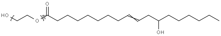 PEG-7 RICINOLEATE Structure