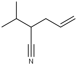 2-Propan-2-ylpent-4-enenitrile Structure