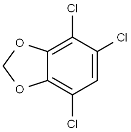 4,5,7-Trichloro-1,3-benzodioxole Structure