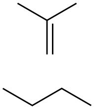 Butene, polymer with 2-methyl-1-propene Structure