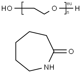 2H-Azepin-2-one, hexahydro-, polymer with .alpha.-hydro-.omega.-hydroxypoly(oxy-1,2-ethanediyl) Structure