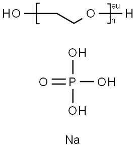 POLY(OXY-1,2-ETHANEDIYL), .ALPHA.-HYDRO-.OMEGA.-HYDROXY-, PHOSPHATE, SODIUM SALT Structure