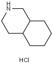 Decahydroisoquinoline hydrochloride Structure