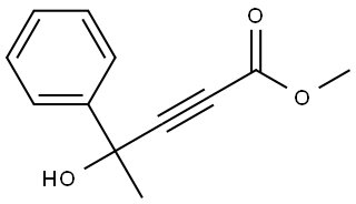 Methyl 4-hydroxy-4-phenyl-2-pentynoate Structure