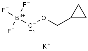 PotassiuM cyclopropylMethoxy)Methyltrifluoroborate Structure