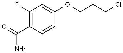 Benzamide, 4-(3-chloropropoxy)-2-fluoro- Structure