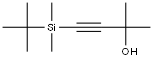 4-[(1,1-Dimethylethyl)dimethylsilyl]-2-methyl-3-butyn-2-ol Structure