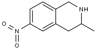 3-methyl-6-nitro-1,2,3,4-tetrahydroisoquinoline Structure