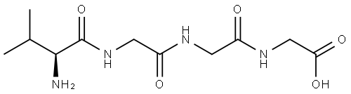 Glycine, N-[N-(N-L-valylglycyl)glycyl]- Structure